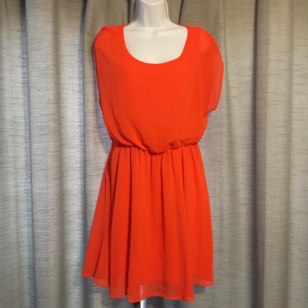 Orange Lush Nordstrom Dress Sz L